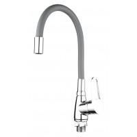 Змішувач для кухні Mixxus Elba 014 (Nut) Refl.Grey (без підведення) (MI6308)
