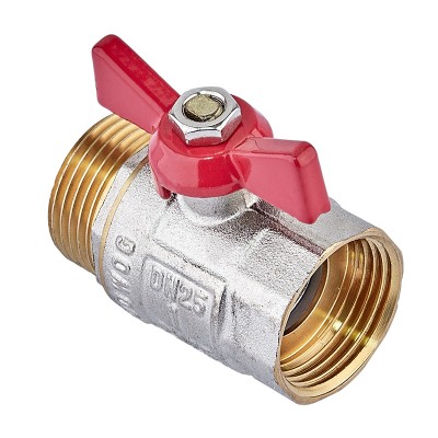 Кран кульовий Waterpro WP607-25FMW - 1" ГШМ (сталевий метелик) (WP3295) Кран кульовий Waterpro WP607-25FMW - 1" ГШМ (сталевий метелик) (WP3295)