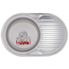 Мойка кухонная ZERIX Z7750-06-180MD (micro decor) (ZS0564) Мойка кухонная ZERIX Z7750-06-180MD (micro decor) (ZS0564)