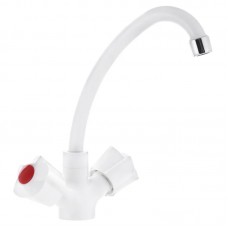 Змішувач для кухні Plamix Ama-271 White (без підведення) (PM0696) Змішувач для кухні Plamix Ama-271 White (без підведення) (PM0696)