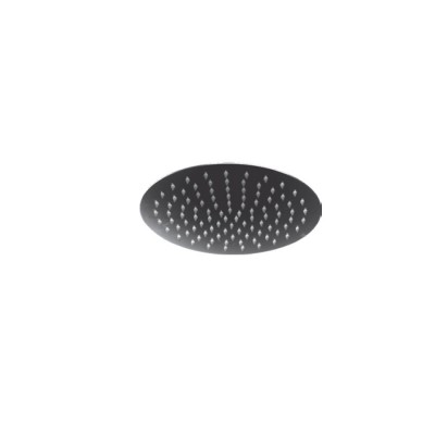 MIXXUS SH-05.SUS-25cm BLACK Лійка для душу стельова з нерж. сталі SUS304 (кол. чорний) (15 шт/ящ)