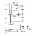 Смеситель для раковины с сенсорным управлением Grohe Eurocube E (36441000) Смеситель для раковины с сенсорным управлением Grohe Eurocube E (36441000)
