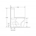 Унітаз-компакт Mixxus Premium Ellipse-0401-T1 630x390x840mm, система змиву TORNADO 1.0 (MP6467) Унітаз-компакт Mixxus Premium Ellipse-0401-T1 630x390x840mm, система змиву TORNADO 1.0 (MP6467)