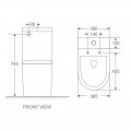 Унітаз-компакт Mixxus Premium Ellipse-0401-T1 630x390x840mm, система змиву TORNADO 1.0 (MP6467) Унітаз-компакт Mixxus Premium Ellipse-0401-T1 630x390x840mm, система змиву TORNADO 1.0 (MP6467)