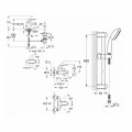 Набір для ванни 3 в 1 Grohe EX Euroeco (123226S0) Набір для ванни 3 в 1 Grohe EX Euroeco (123226S0)