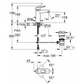 Змішувач для раковини M-розміру Grohe BauLoop (23762000)
