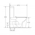 Унітаз-компакт Mixxus Premium Quadro-0402-R 675x390x855mm, система змиву RIMLESS (MP6458) Унітаз-компакт Mixxus Premium Quadro-0402-R 675x390x855mm, система змиву RIMLESS (MP6458)