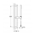 Душевый гарнитур со штангой, 1 режим струи Grohe Euphoria Cube (27936000) Душевый гарнитур со штангой, 1 режим струи Grohe Euphoria Cube (27936000)