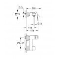 Змішувач для душу Grohe Eurocube (23145000) Змішувач для душу Grohe Eurocube (23145000)