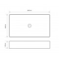 Раковина накладна MIXXUS PREMIUM QUADRO-0107 EDGE BLACK 600х340х110mm (MP6521) Раковина накладна MIXXUS PREMIUM QUADRO-0107 EDGE BLACK 600х340х110mm (MP6521)