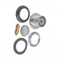 Донний клапан для ванни ZERIX BV-07 автоматичний (Click-Clack) (Колір хром) 1 1/2'' (ZX6024)