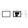 Дзеркало ZERIX KUBIX MR03-80x60-REVERSE з LED Touch, Anti-fog, димером, рег. яскравості (ZX6053) Дзеркало ZERIX KUBIX MR03-80x60-REVERSE з LED Touch, Anti-fog, димером, рег. яскравості (ZX6053)