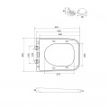 Сидіння-кришка для унітазу MIXXUS PREMIUM SEAT COVER QUADRO-2005 430х345х30mm дюропластове швидкознімне з мікроліфтом (MP6688) Сидіння-кришка для унітазу MIXXUS PREMIUM SEAT COVER QUADRO-2005 430х345х30mm дюропластове швидкознімне з мікроліфтом (MP6688)