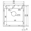 Мийка з нерж. сталі MIXXUS MH5050 MICRO DECOR SS COLOR (3.0/0.8) (колір нержавійка) (MI8212)