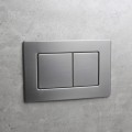 Панель змиву KOER KT-0612-07 240x160x10mm з нержавіючої сталі, кнопка квадратна (колір графіт) (KR6122) Панель змиву KOER KT-0612-07 240x160x10mm з нержавіючої сталі, кнопка квадратна (колір графіт) (KR6122)