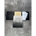 Панель змиву KOER KT-0607-01 157x198x3mm пластикова, кнопка квадратна (колір хром) (KR5344)