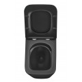Унітаз підвісний MIXXUS PREMIUM QUADRO-0301-T3 BLACK 490х340х360mm система змиву TORNADO 3.0 (MP6587)