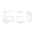 Бачок до унітазу-компакту MIXXUS PREMIUM BEVEL-0401-T1 TANK 430x390x140 у комплекті зі зливною арматурою (MI8321) Бачок до унітазу-компакту MIXXUS PREMIUM BEVEL-0401-T1 TANK 430x390x140 у комплекті зі зливною арматурою (MI8321)