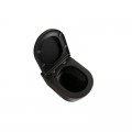 Унітаз підвісний MIXXUS PREMIUM BEVEL-0304-T1 BLACK 480x360x360mm система змиву TORNADO 1.0 (MP6677)