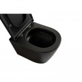 Унітаз підвісний MIXXUS PREMIUM BEVEL-0304-T1 BLACK 480x360x360mm система змиву TORNADO 1.0 (MP6677)