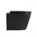 Унітаз підвісний MIXXUS PREMIUM BEVEL-0304-T1 BLACK 480x360x360mm система змиву TORNADO 1.0 (MP6677)