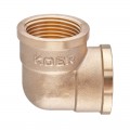 Кут Koer KF.L10F.WN - 1'' FF без нікелю (MX1532) Кут Koer KF.L10F.WN - 1'' FF без нікелю (MX1532)