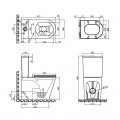 Бачок до унітазу-компакту MIXXUS PREMIUM BEVEL-0402-R TANK 430x390x140 у комплекті зі зливною арматурою (MI8327) Бачок до унітазу-компакту MIXXUS PREMIUM BEVEL-0402-R TANK 430x390x140 у комплекті зі зливною арматурою (MI8327)
