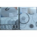Шторка для ванної Mixxus SCT-014-180x180 з поліестеру (Візерунок "Круги") (AC3584)