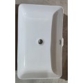 Раковина накладна MIXXUS PREMIUM QUADRO-0209 600х370х140mm (перелив) (MP6522)