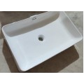 Раковина накладна MIXXUS PREMIUM QUADRO-0209 600х370х140mm (перелив) (MP6522)