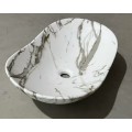 Раковина накладна MIXXUS PREMIUM WAVE-0105 MARBLE 620х360х160mm (MP6559) Раковина накладна MIXXUS PREMIUM WAVE-0105 MARBLE 620х360х160mm (MP6559)