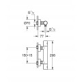 Термостат для душа Grohe Grohtherm 800 Cosmopolitan (34765000)