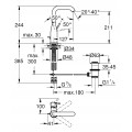 Змішувач для раковини L-розміру Grohe Essence New (24174001)