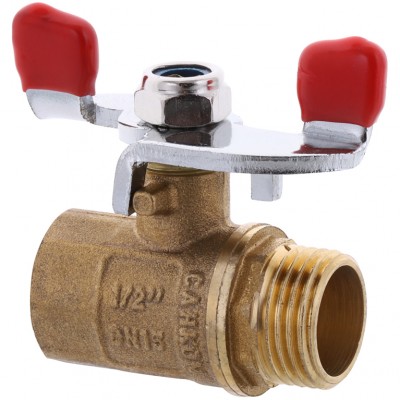 Кран шаровый СК 1/2" ГШБ Б/Н ART.607 (WP0045)