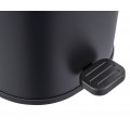 Відро для сміття з плавним закриттям овальне Zerix Prime-TC0105 Black 5л колір чорний (ZX5902)