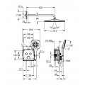 Душовий комплект Grohe Grohtherm SmartControl із Rainshower 310 Mono Cube (34865KF0)