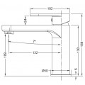Змішувач для умивальника Koer KB-10030-01 (KR5424) Змішувач для умивальника Koer KB-10030-01 (KR5424)