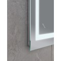 Дзеркало Mixxus WARM MR02-80x80 з Led Touch, Anti-fog, димером, регулятором яскравості, годинником (MI6934)