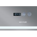 Дзеркало Mixxus WARM MR02-80x80 з Led Touch, Anti-fog, димером, регулятором яскравості, годинником (MI6934)