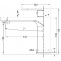 Змішувач для умивальника Koer KB-10030-05 (KR5425) Змішувач для умивальника Koer KB-10030-05 (KR5425)