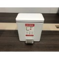 Відро для сміття з плавним закриттям прямокутне Koer TC-010306-08 6 л колір білий (KR5601)
