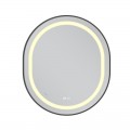 Дзеркало Mixxus Premium ELLIPSE MV05-80x70-REVERSE BLACK (LED Touch, Anti-fog, димер(3-6kK))(MP6646
