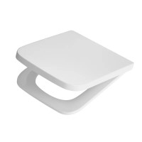 Сидіння-кришка для унітазу MIXXUS PREMIUM SEAT COVER QUADRO-2005 430х345х30mm дюропластове швидкознімне з мікроліфтом (MP6688)