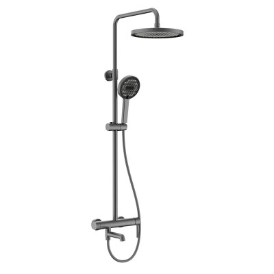 Душова колонна зі змішувачем Koer KB-56029-07 3 функції, колір графіт (KR5497)
