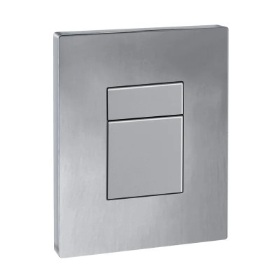 Панель змиву KOER KT-0607-01 157x198x3mm пластикова, кнопка квадратна (колір хром) (KR5344)