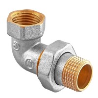 Згін американка кутови Waterpro WP702-15 - 1/2" (латунь) (WP3320)
