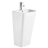 Раковина моноблок MIXXUS STYLE-1101 440х380х830mm (отвір під змішувач, перелив) (MI6696)