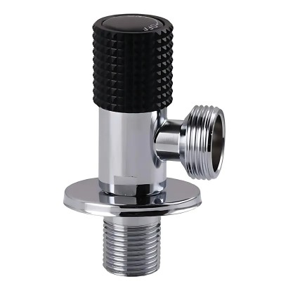 Кран для підключення сантехприладів Champion VAL-14-1/2x3/4 Chrome з нерж. сталі (кол. хром) (CH6570)