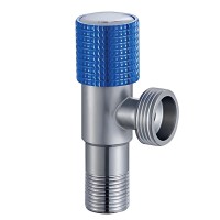 Кран для підключення сантехприладів Mixxus VAL-10-1/2x3/4 з нерж. сталі SUS304 (синій) (MI7099)