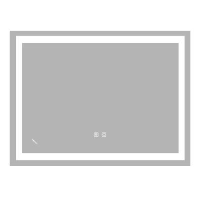 Дзеркало ZERIX KUBIX MR03-80x60-REVERSE з LED Touch, Anti-fog, димером, рег. яскравості (ZX6053) Дзеркало ZERIX KUBIX MR03-80x60-REVERSE з LED Touch, Anti-fog, димером, рег. яскравості (ZX6053)